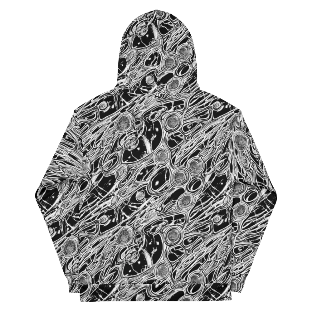 Inkwood Spiral on Cotton Hoodie — Back