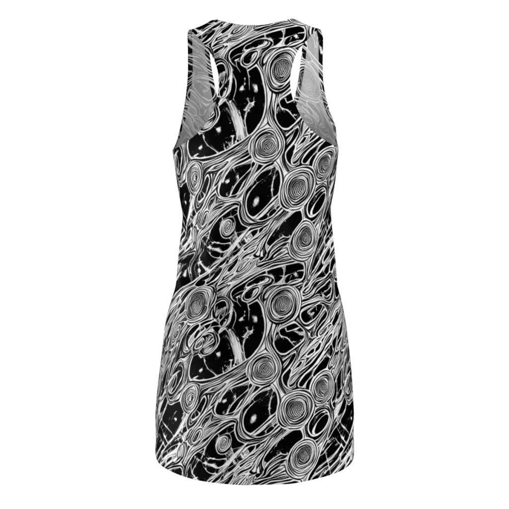 Inkwood Spiral on Racerback Dress — Back
