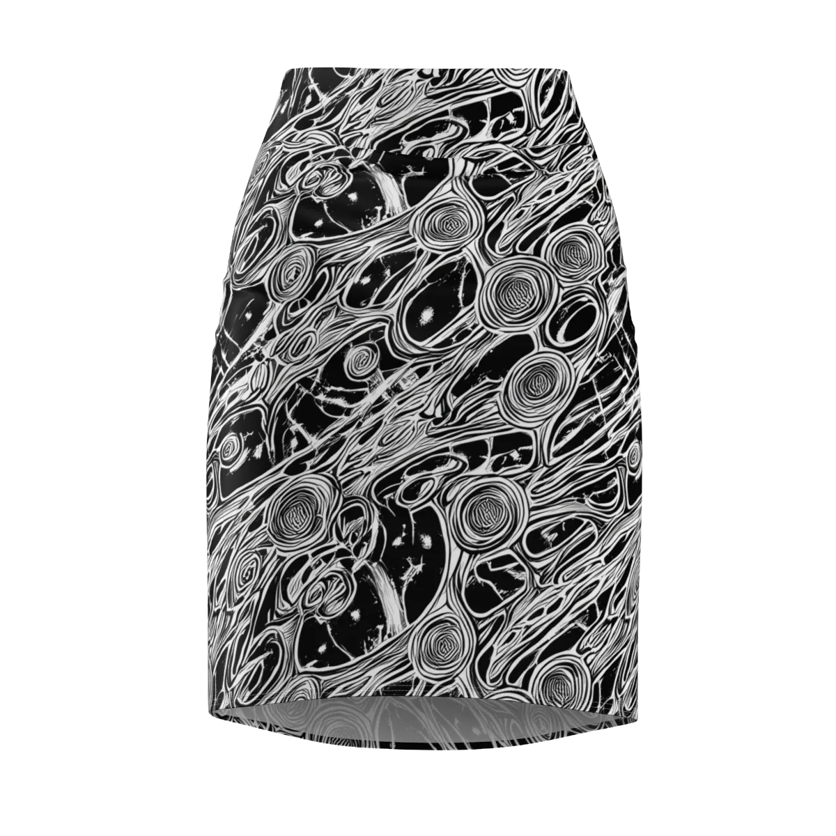 Inkwood Spiral on Pencil Skirt — Front