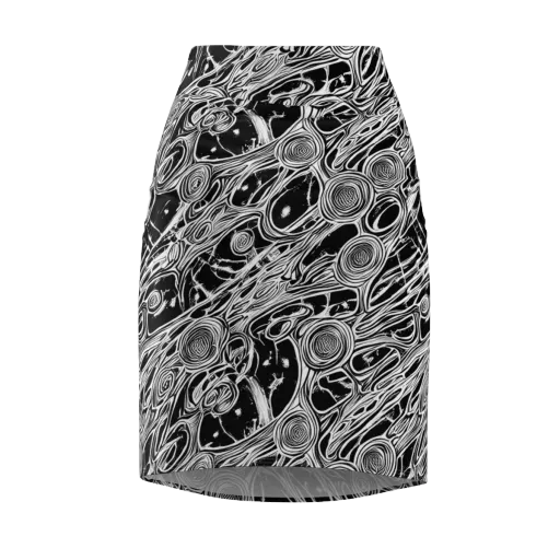 Inkwood Spiral on a Pencil Skirt