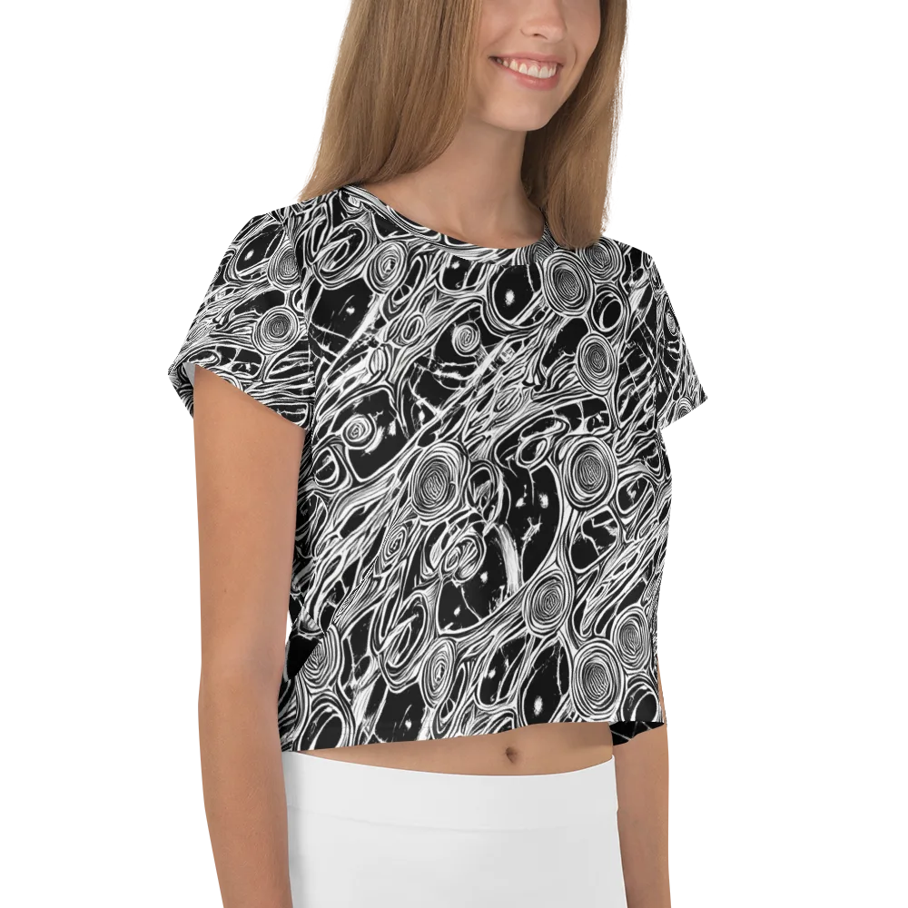 Inkwood Spiral on Crop Tee — Right
