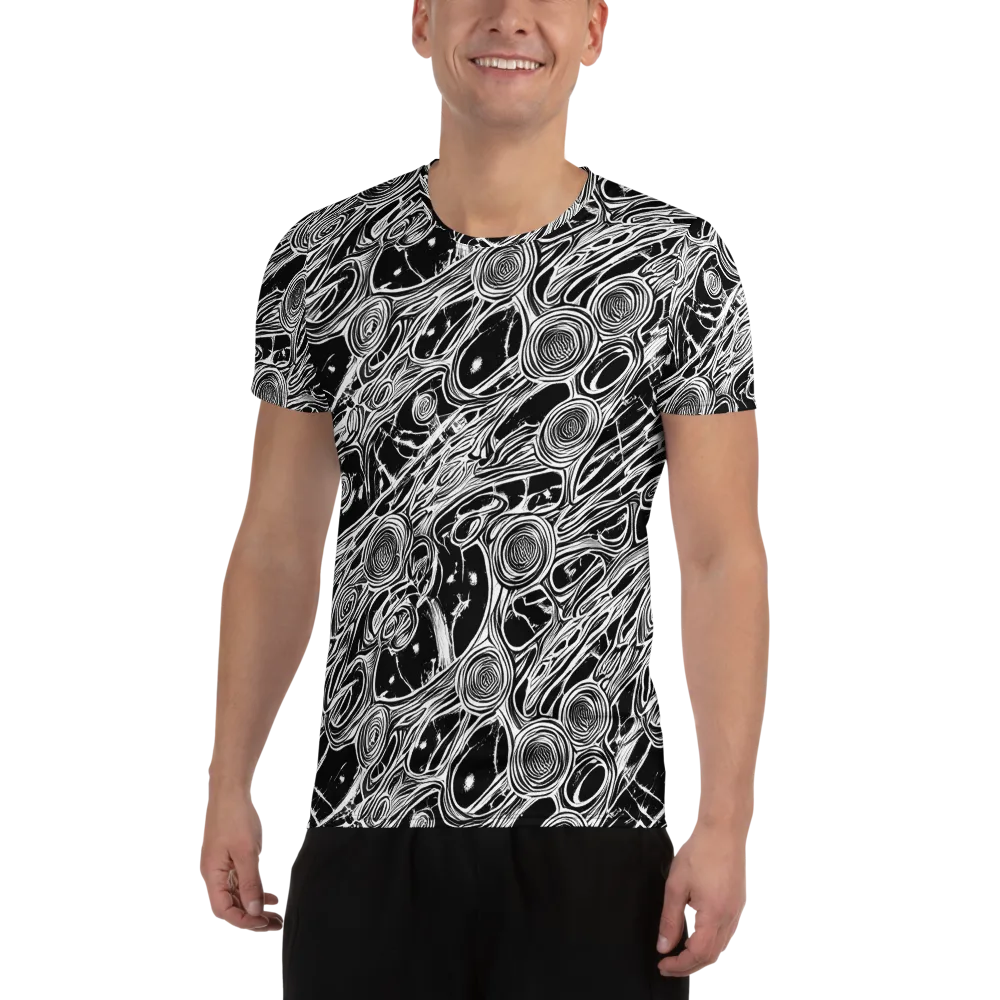Inkwood Spiral on Men's Athletic T-Shirt — Front