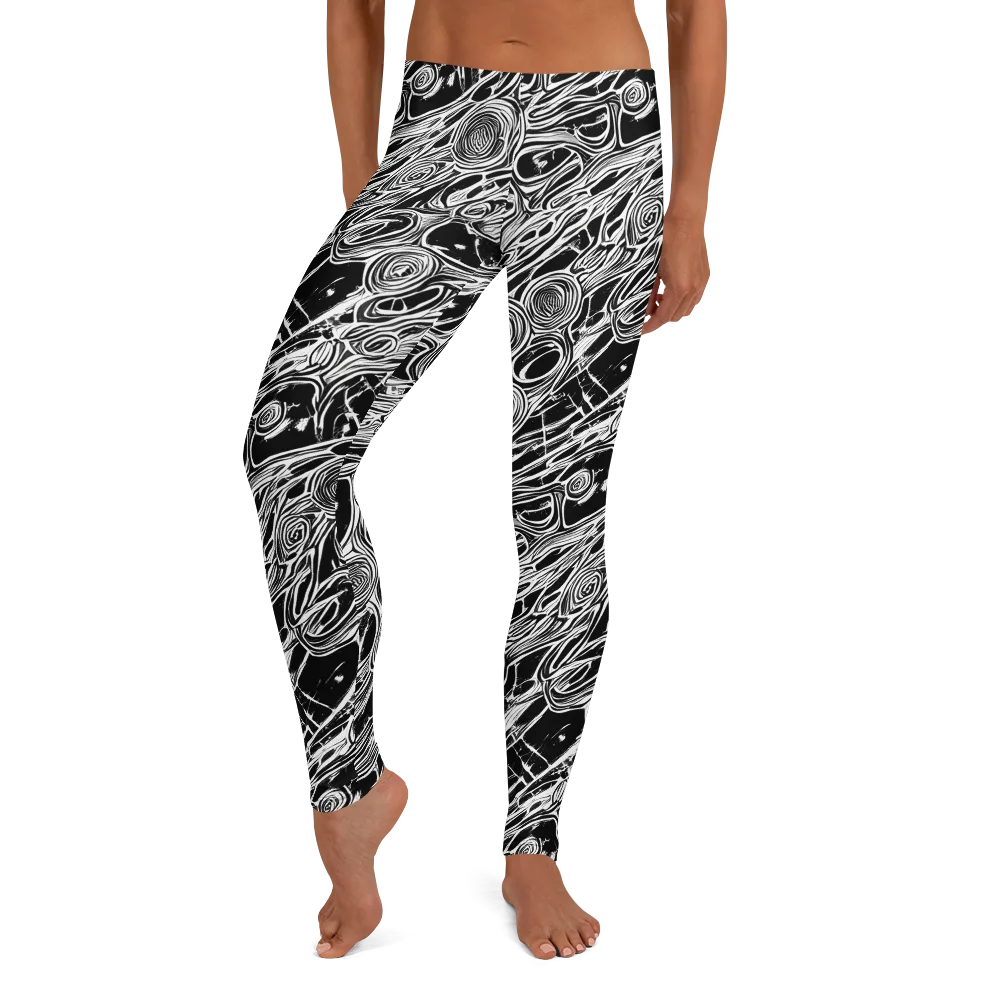 Inkwood Spiral on Leggings — Front