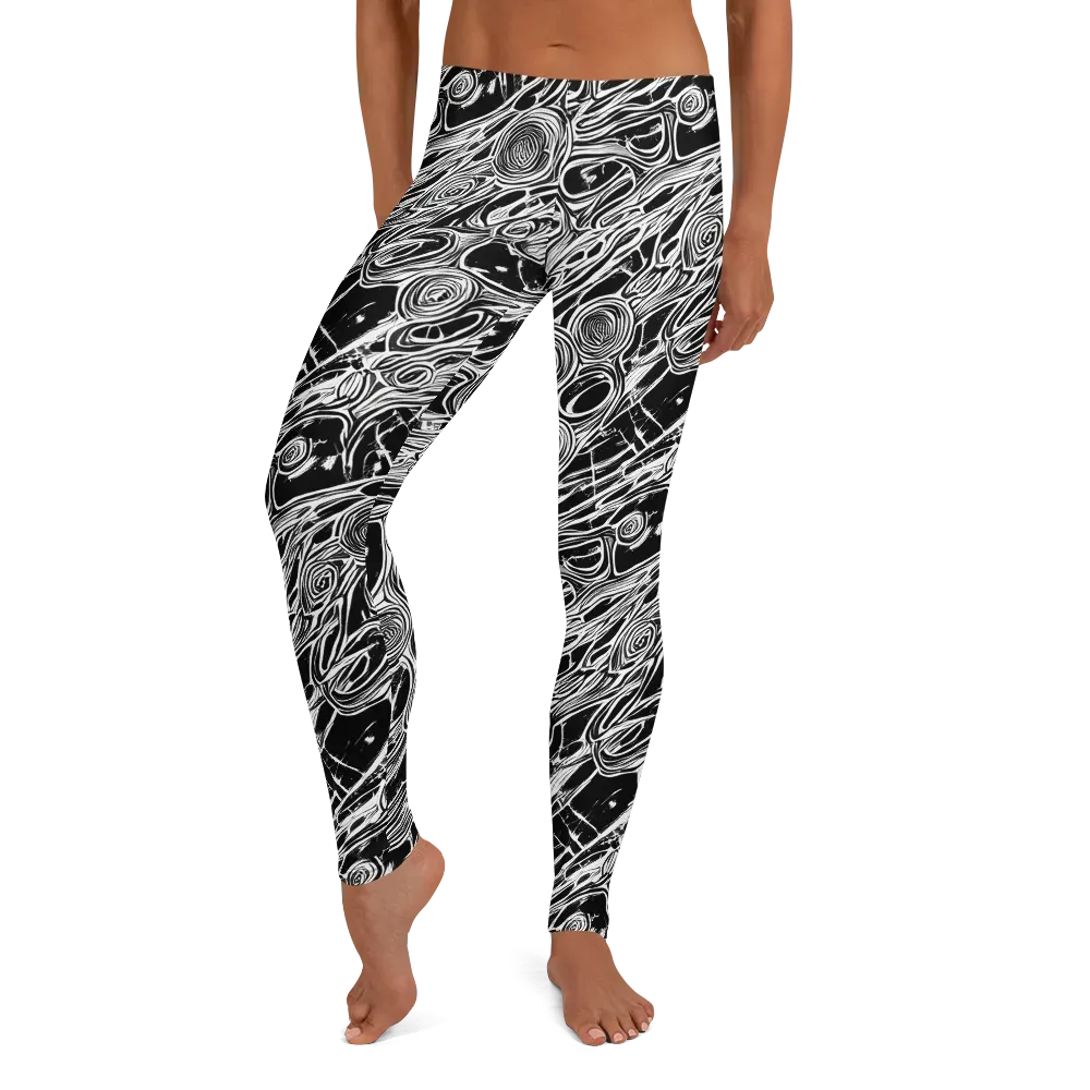 Inkwood Spiral on Leggings — Front