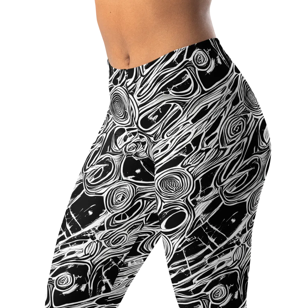 Inkwood Spiral on Leggings — Left Front