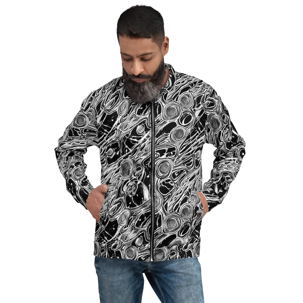 Inkwood Spiral on Bomber Jacket — Front