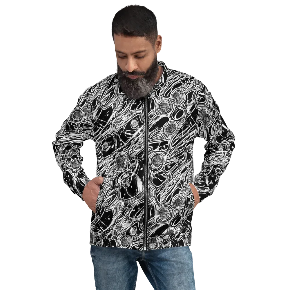 Inkwood Spiral on Bomber Jacket — Front