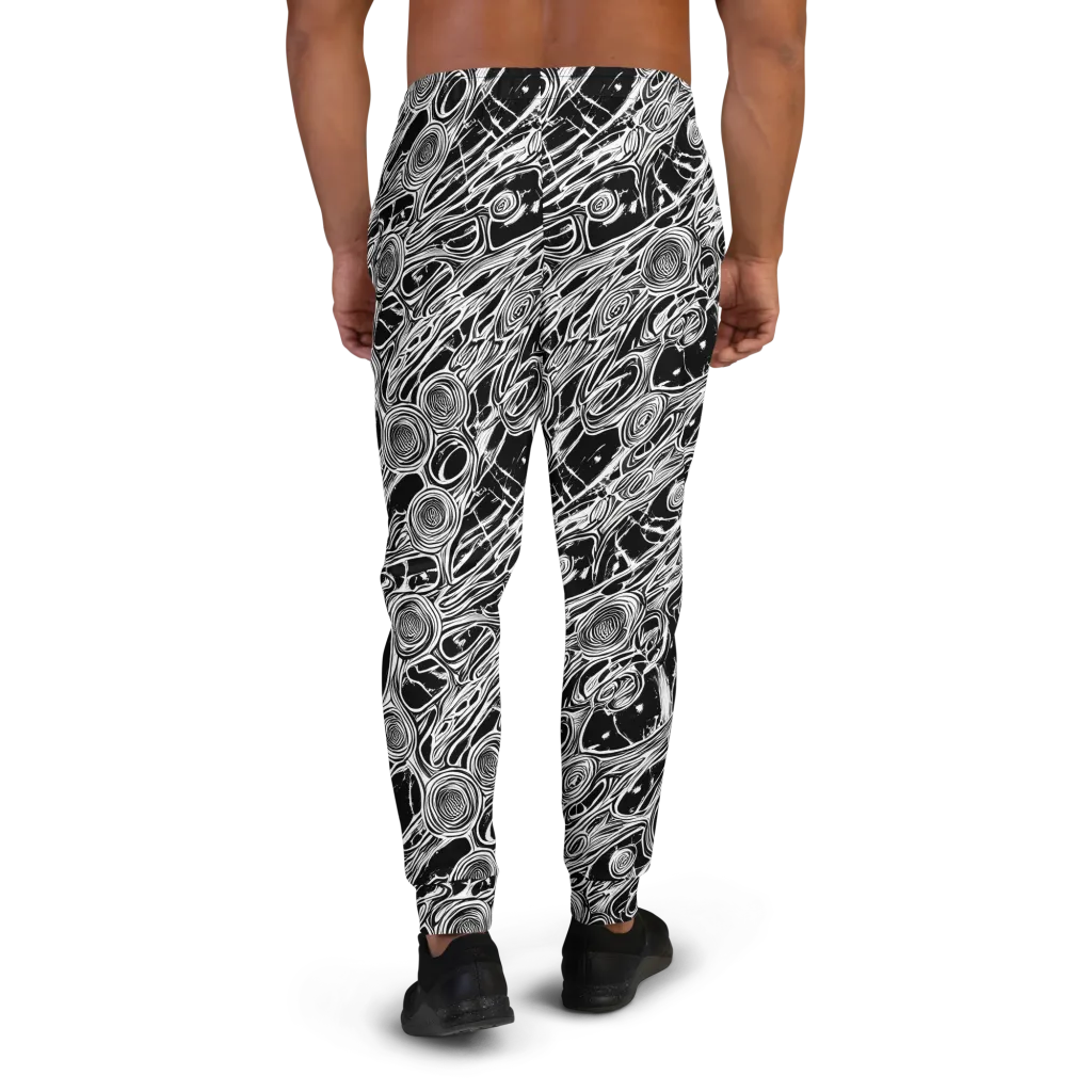 Inkwood Spiral on Men's Joggers — Back