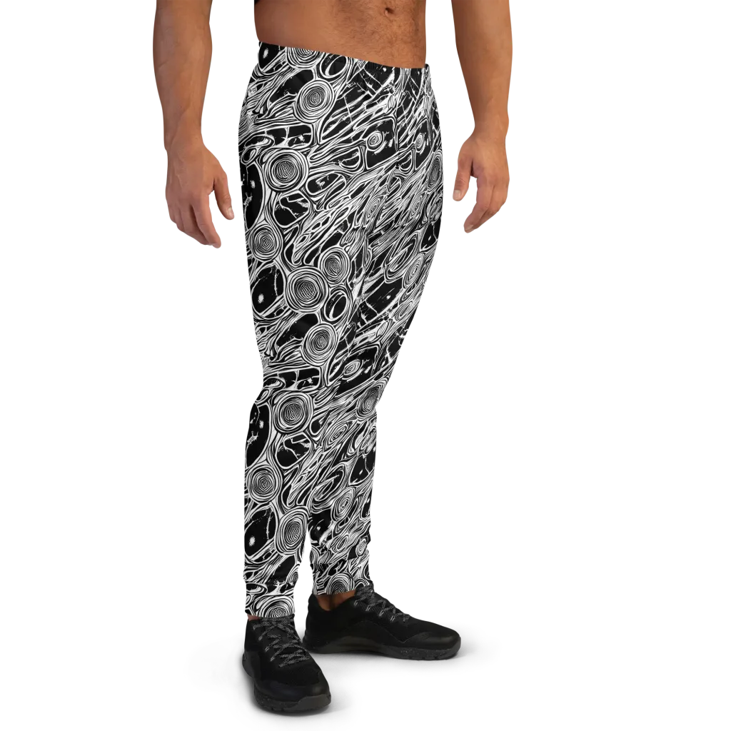 Inkwood Spiral on Men's Joggers — Right
