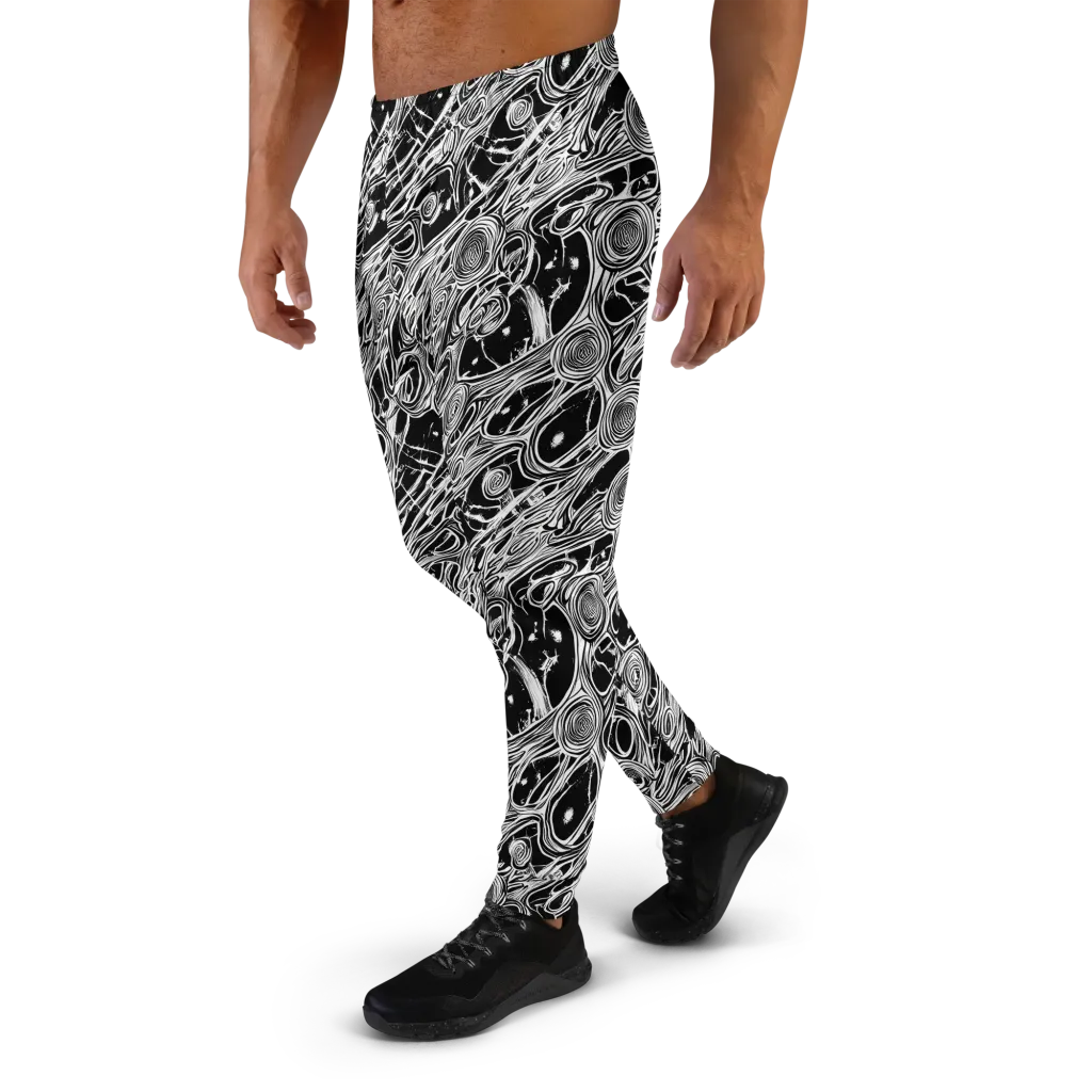 Inkwood Spiral on Men's Joggers — Left