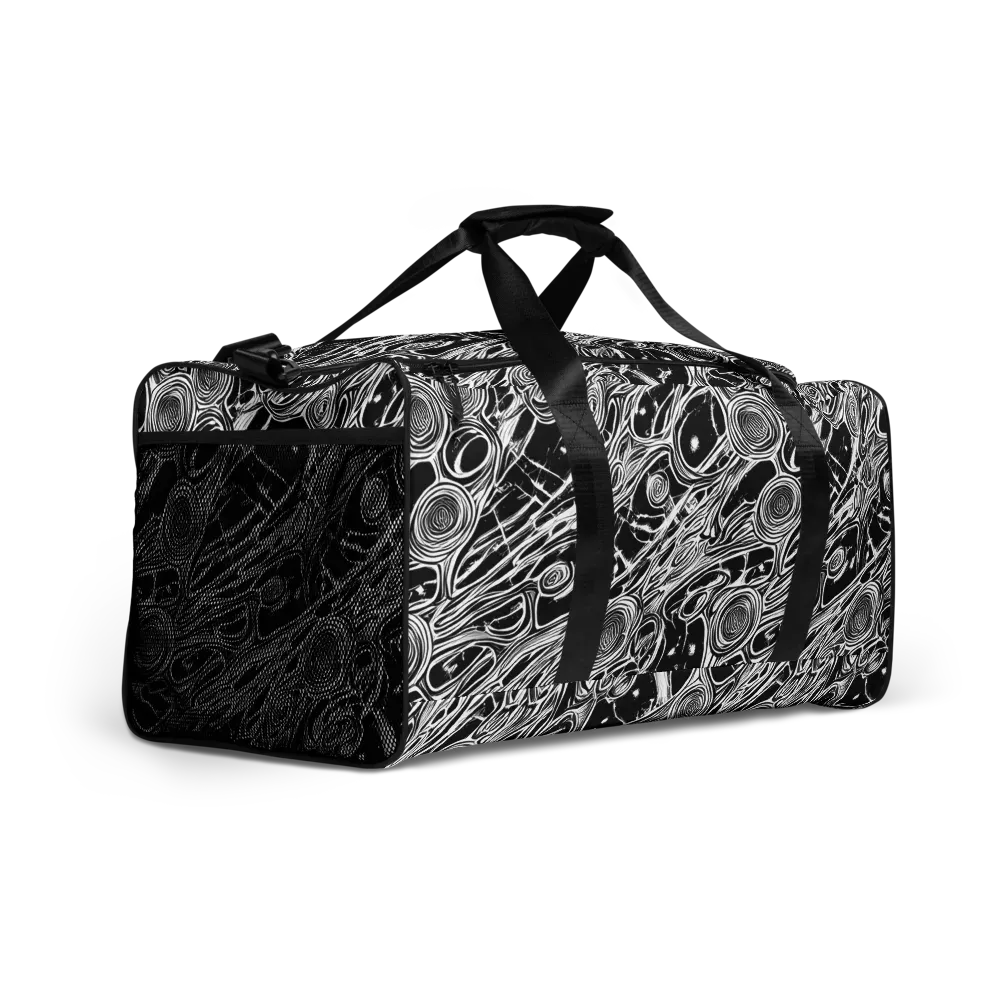 Inkwood Spiral on Duffle Bag — Right Front