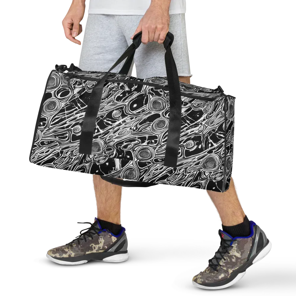 Inkwood Spiral on Duffle Bag — Front