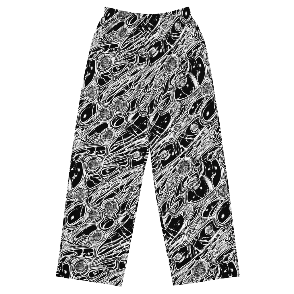 Inkwood Spiral on Wide-Leg Pants — Front