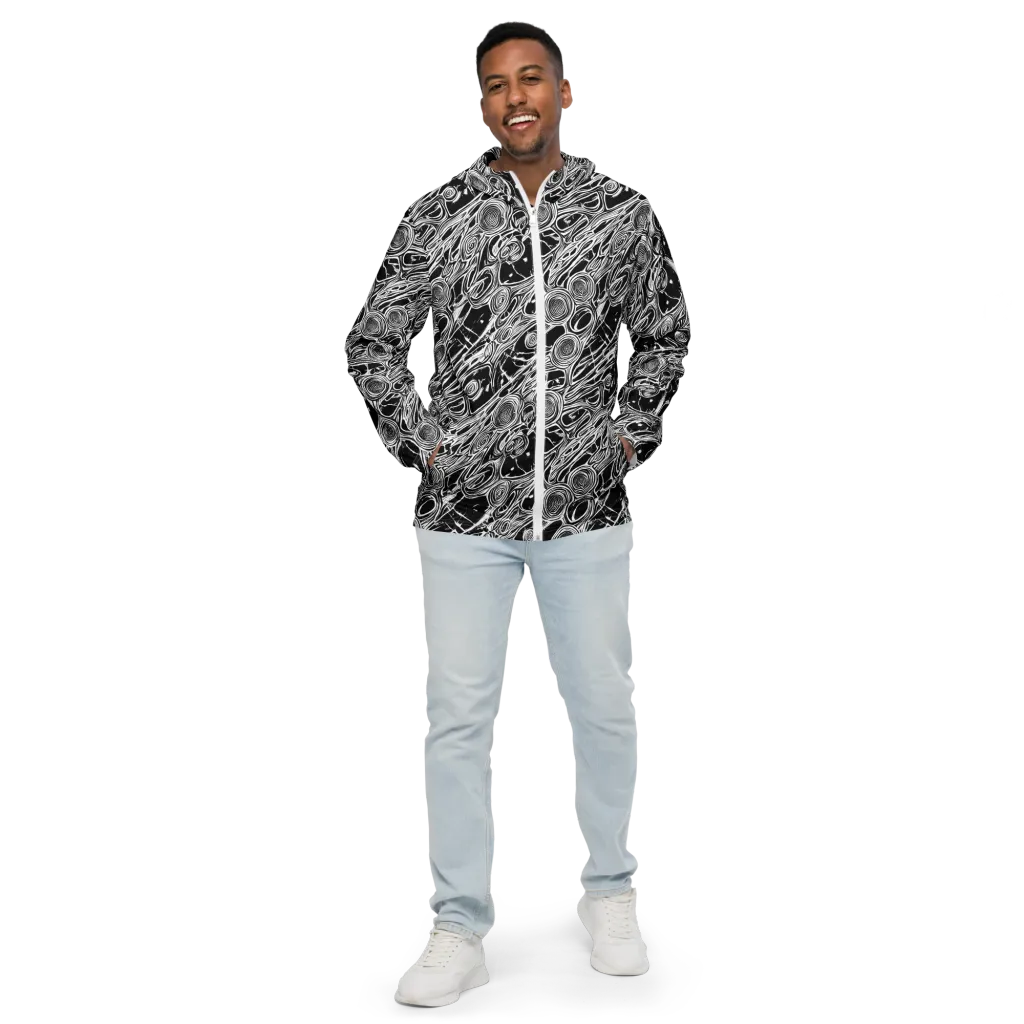 Inkwood Spiral on Men's Windbreaker — Front