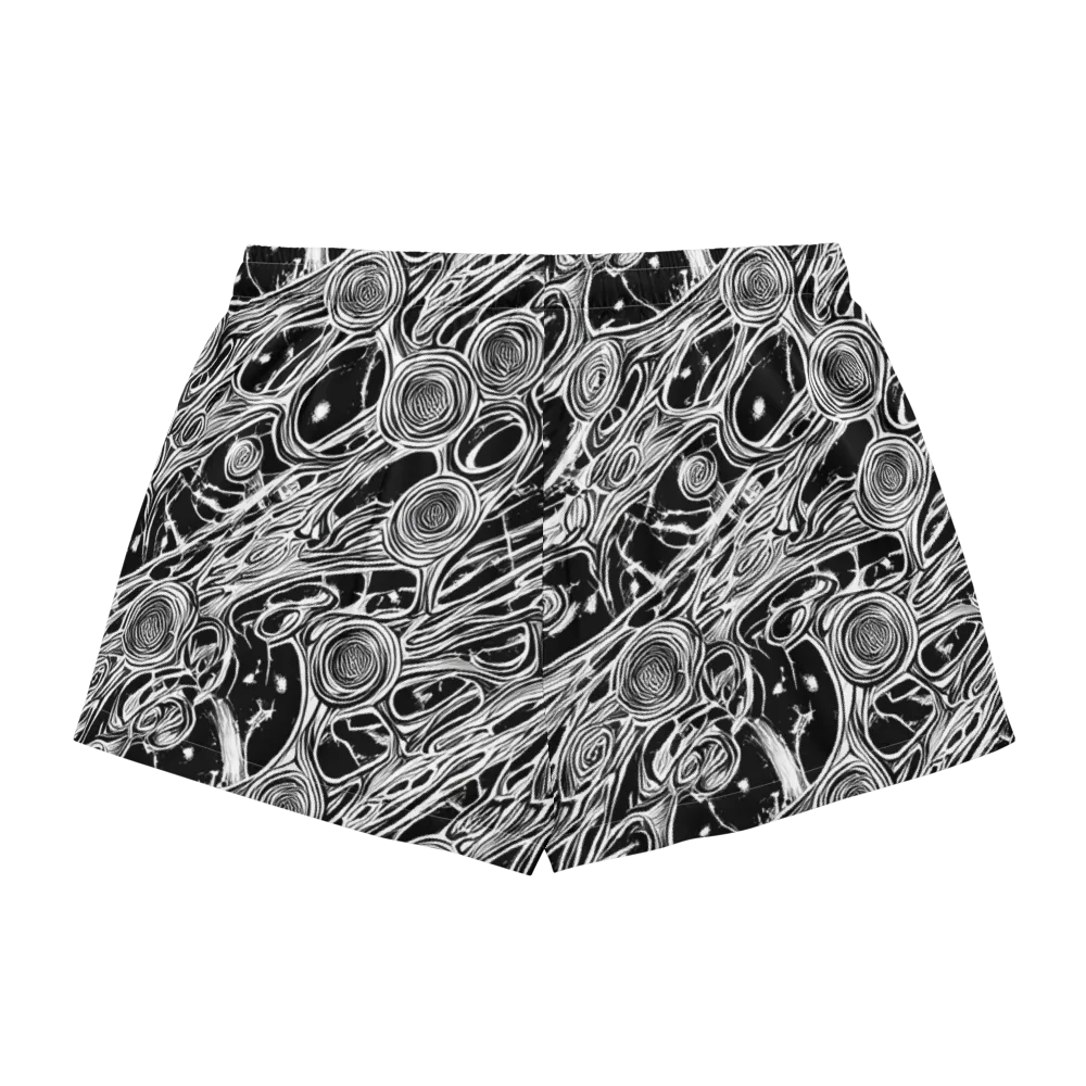 Inkwood Spiral on Women's Pajama Shorts — Back