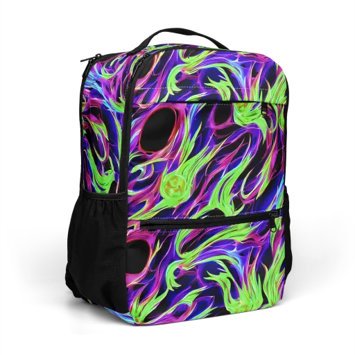 Lime After Dark on a Utility Backpack
