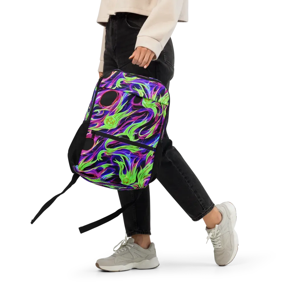 Lime After Dark on Utility Backpack — Front
