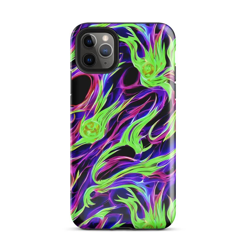 Lime After Dark on Tough Case for iPhone® — Front