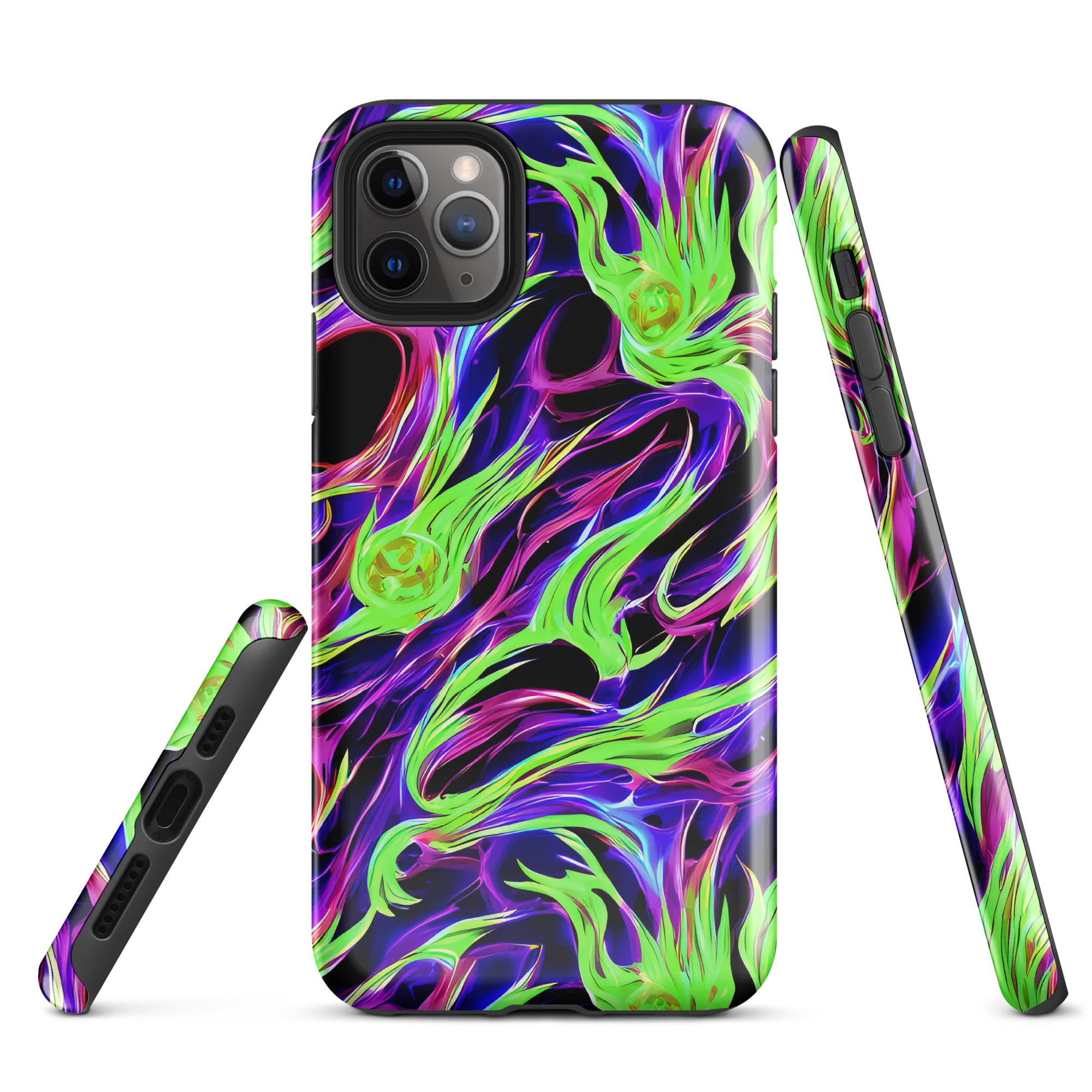 Lime After Dark on Tough Case for iPhone® — Front