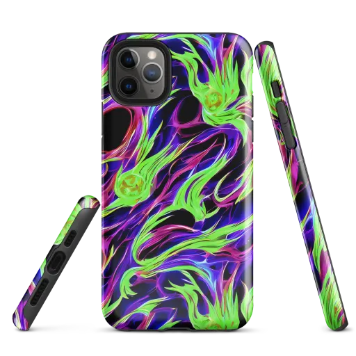 Lime After Dark on a Tough Case for iPhone®