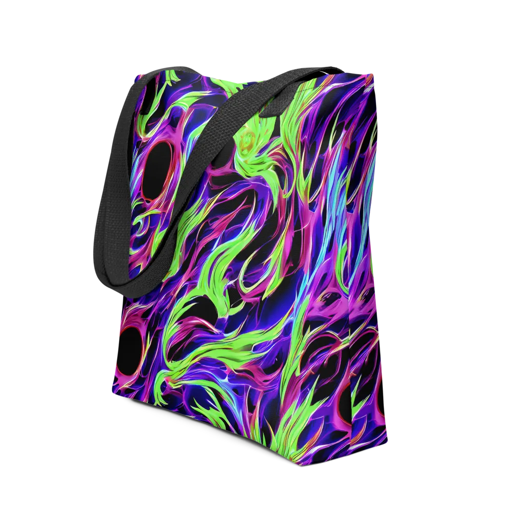 Lime After Dark on Tote Bag — Front