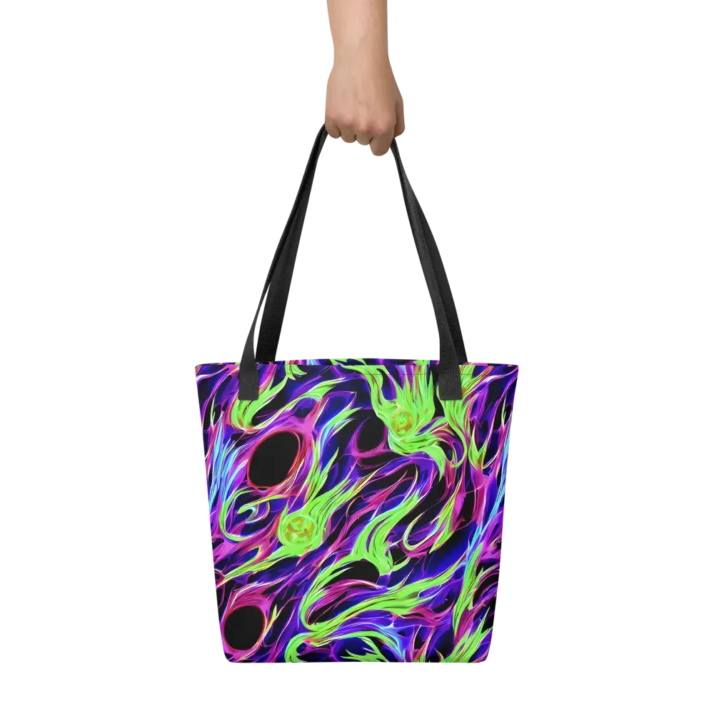 Lime After Dark on Tote Bag — Front