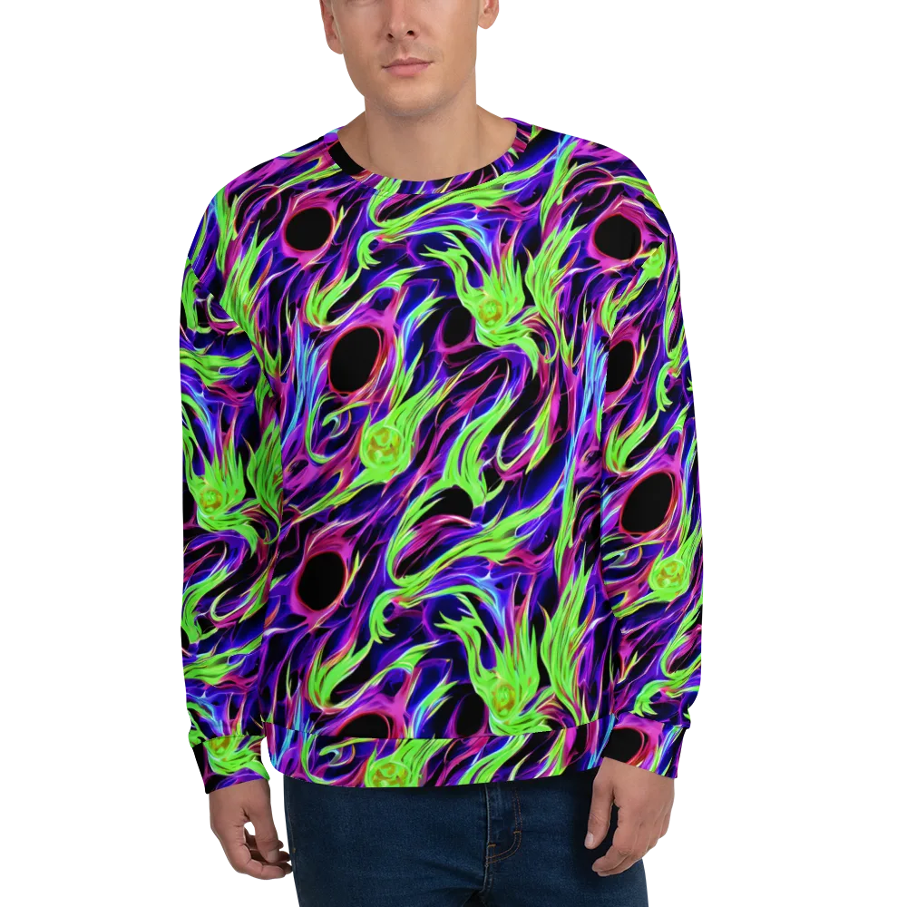 Lime After Dark on Sweatshirt — Front