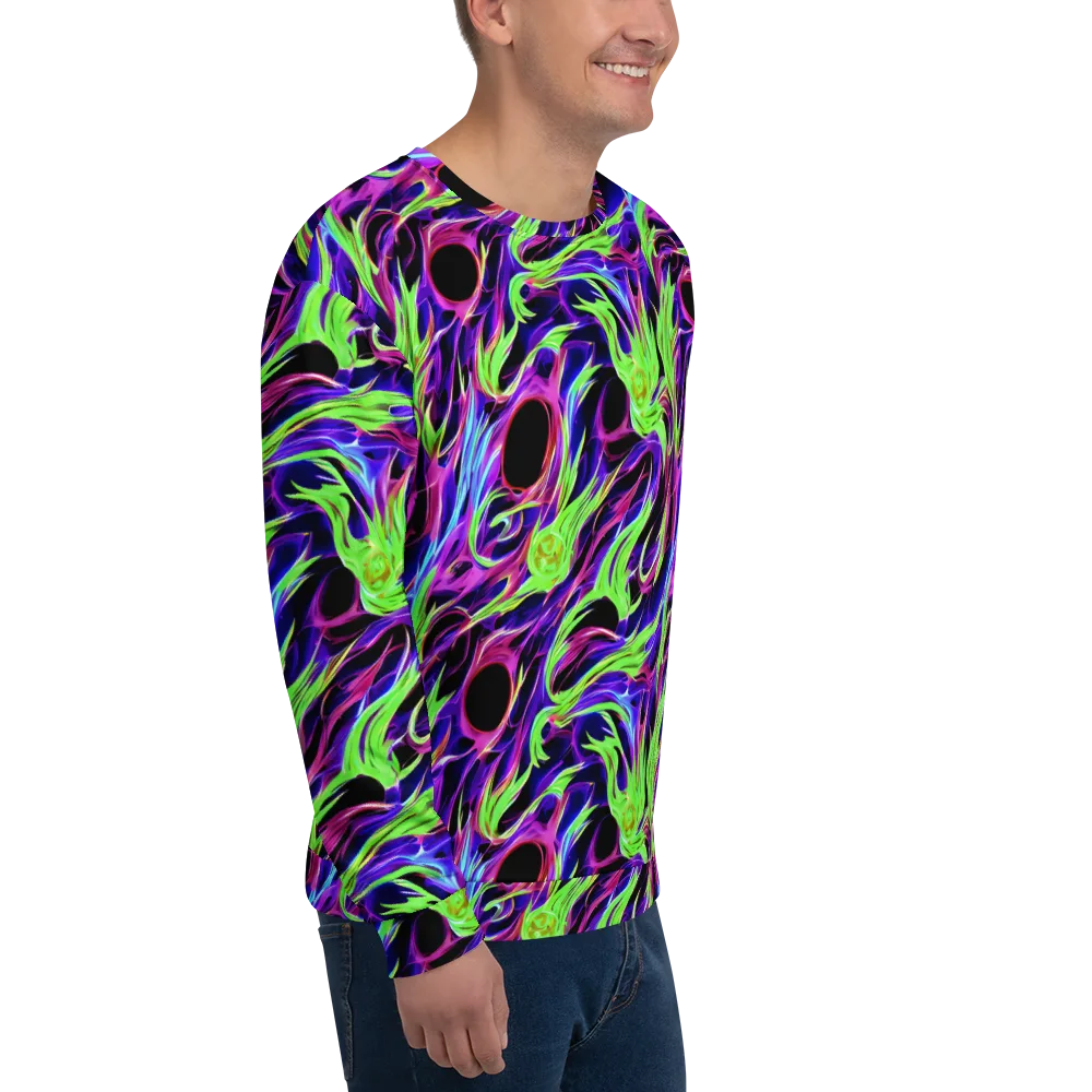 Lime After Dark on Sweatshirt — Right Front