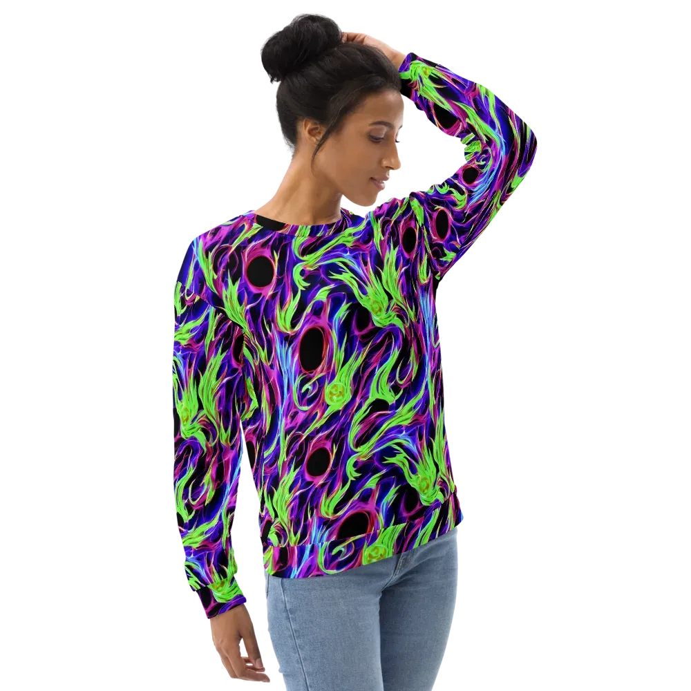 Lime After Dark on Sweatshirt — Right Front