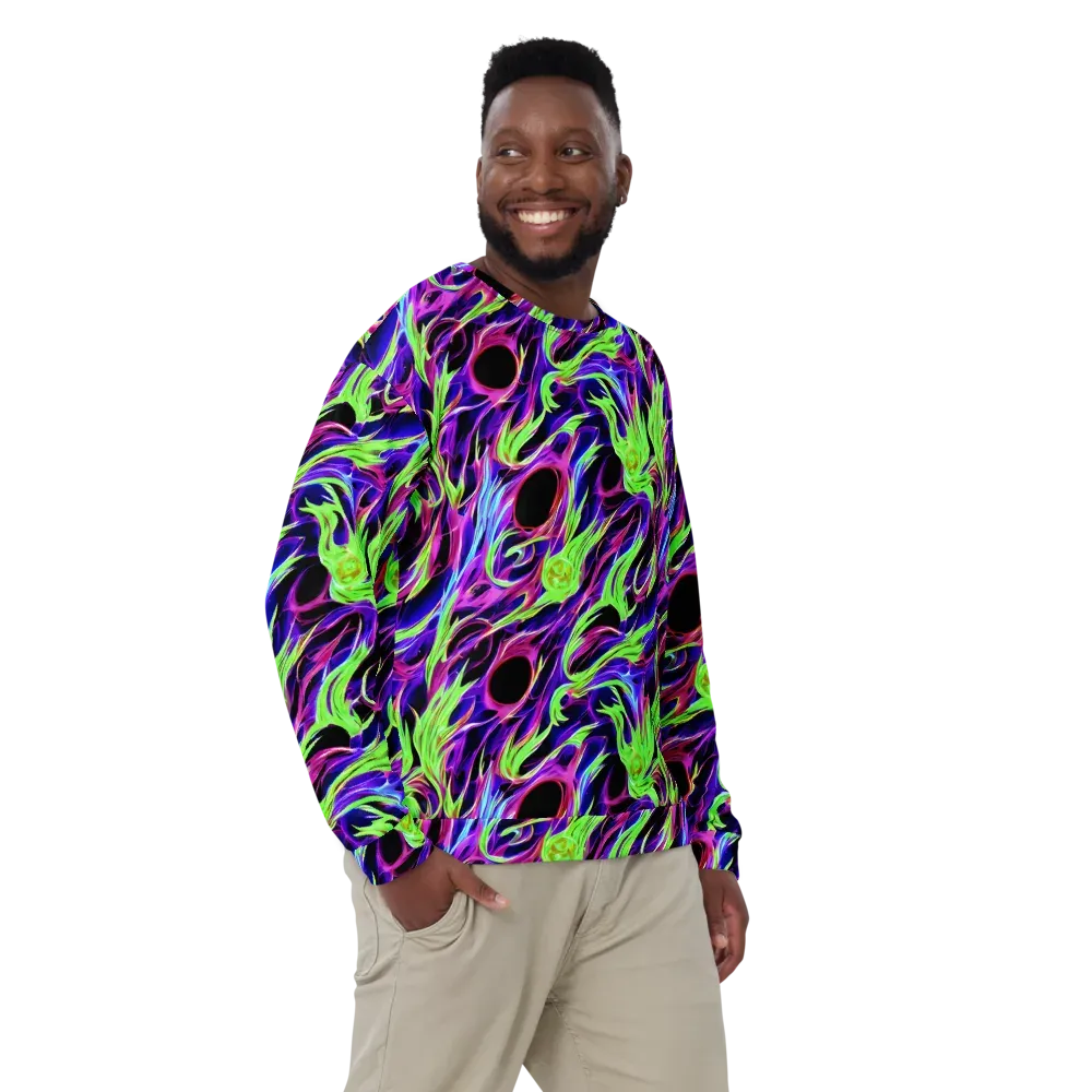 Lime After Dark on Sweatshirt — Front