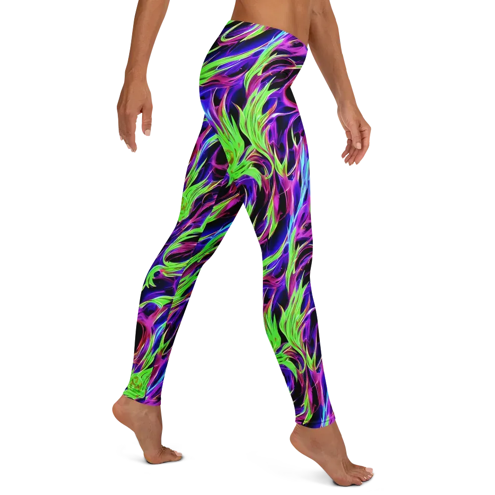 Lime After Dark on Leggings — Right