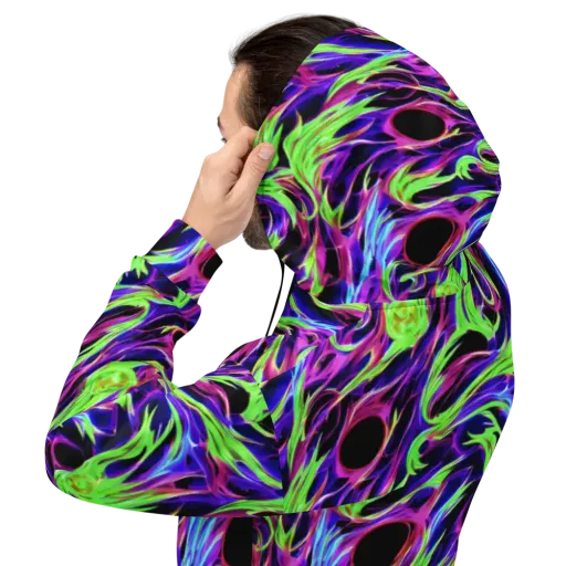 Lime After Dark on a Hoodie