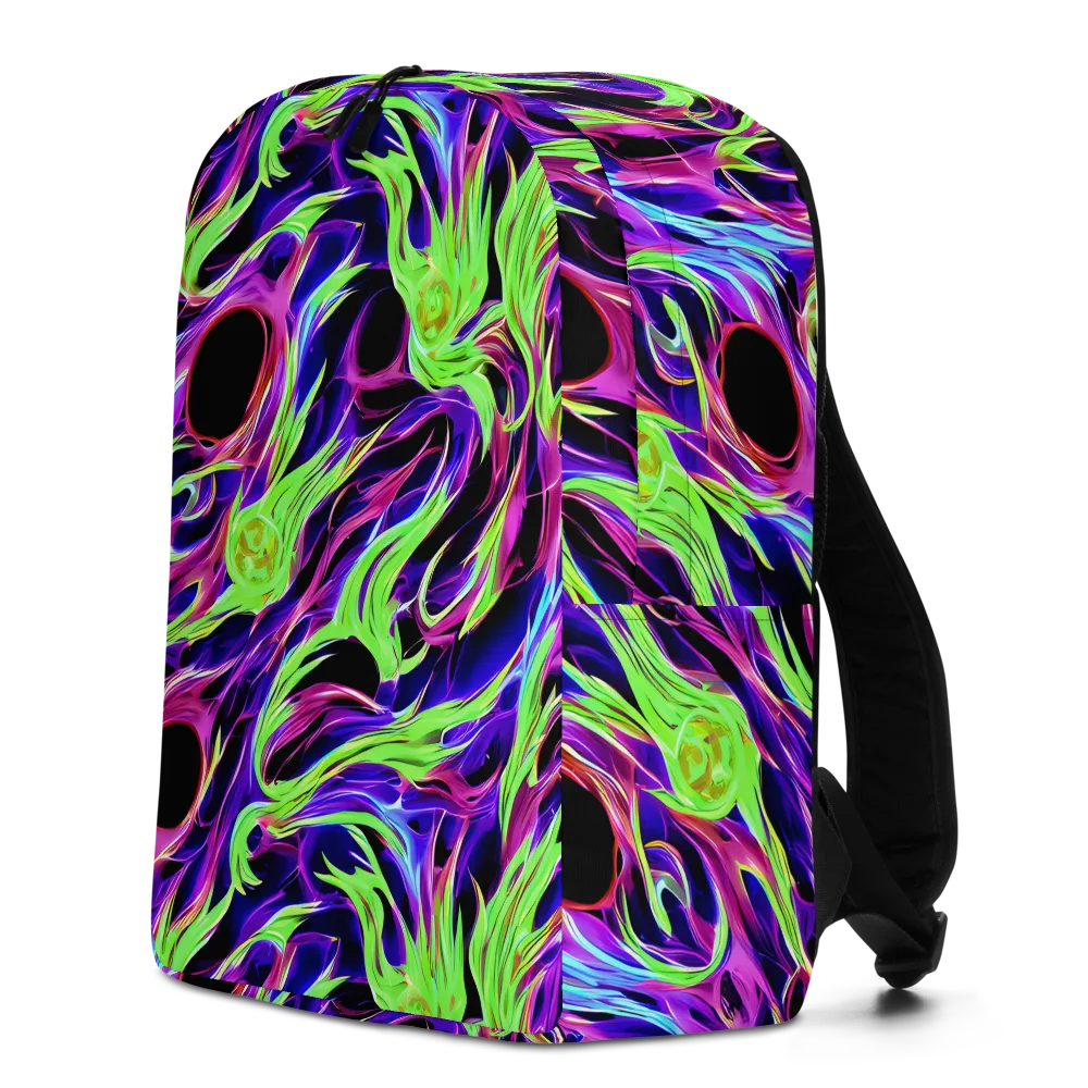 Lime After Dark on Minimalist Backpack — Left