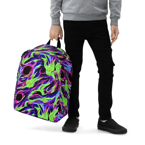 Lime After Dark on a Minimalist Backpack