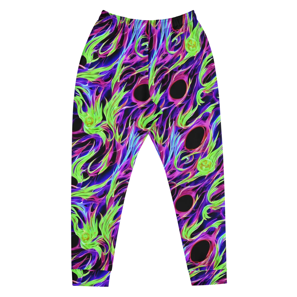 Lime After Dark on Men's Joggers — Front