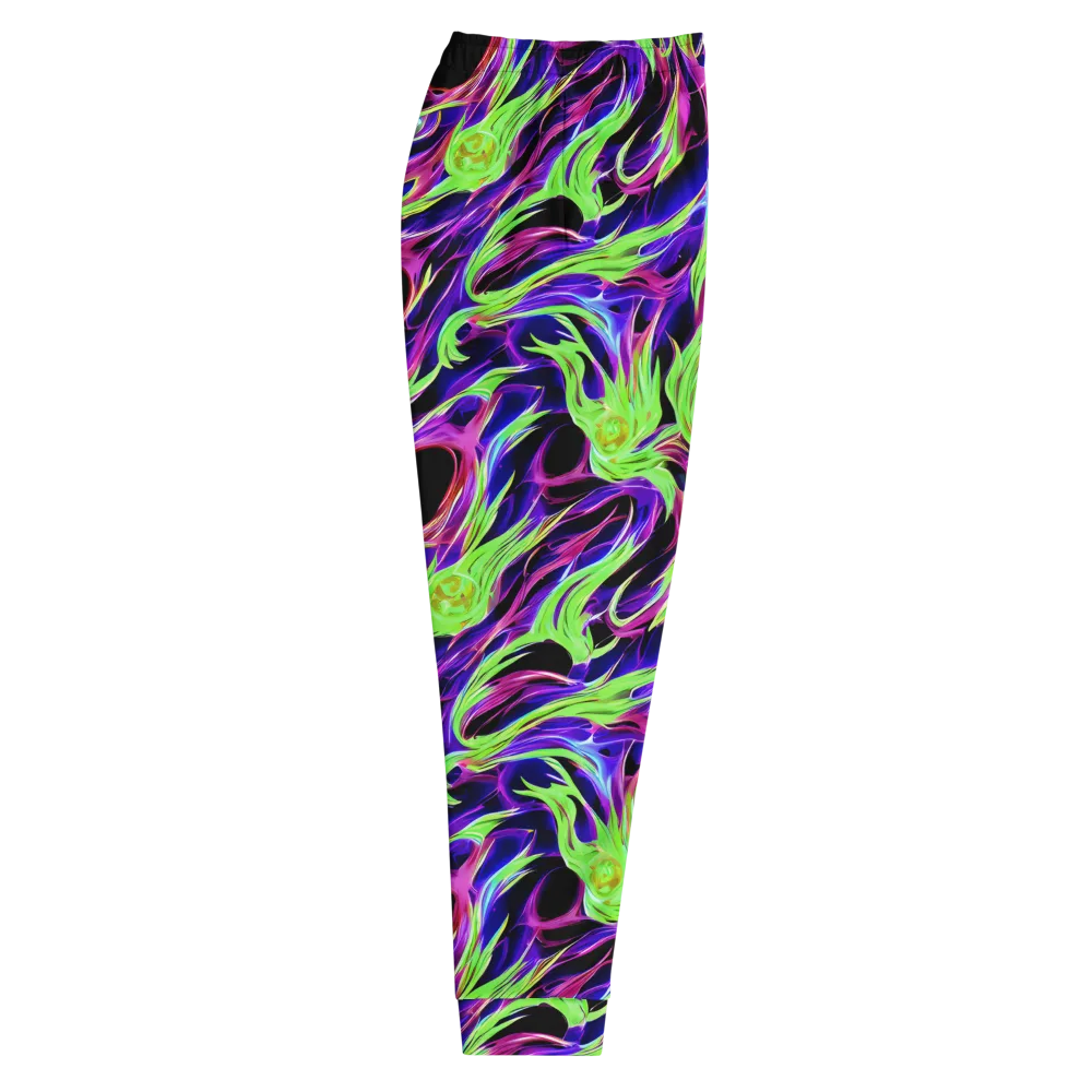 Lime After Dark on Men's Joggers — Right