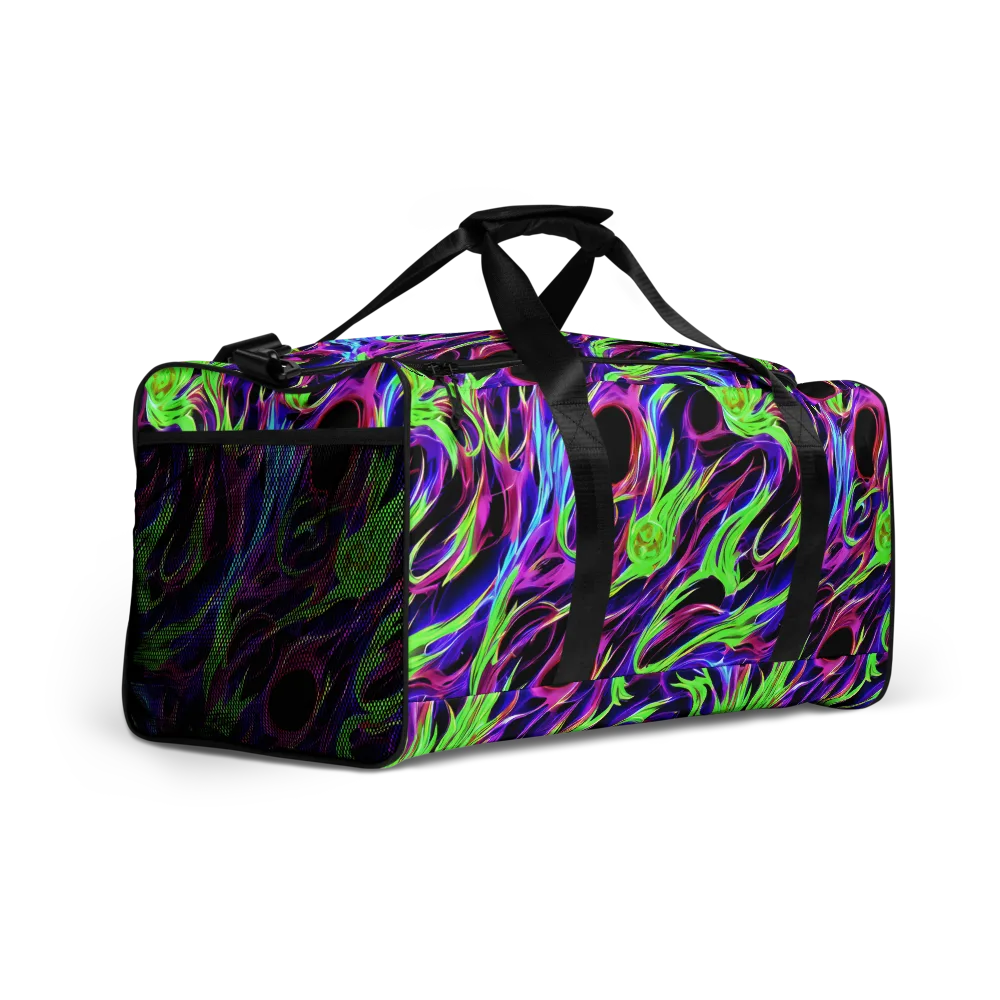 Lime After Dark on Duffle Bag — Right Front