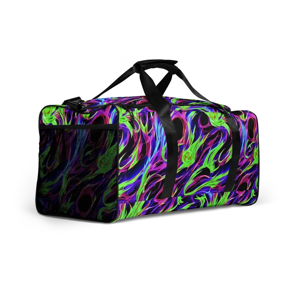 Lime After Dark on Duffle Bag — Right Front