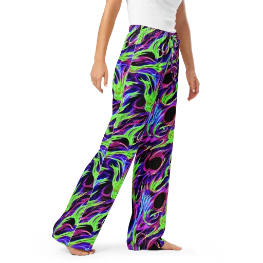 Lime After Dark on a Women's Pajama Pants