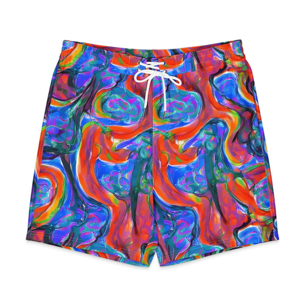 Liquid Spectrum on Men's Board Shorts — Front
