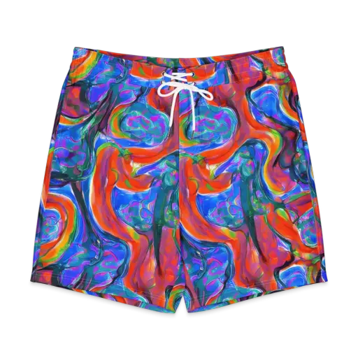 Liquid Spectrum on a Men's Board Shorts