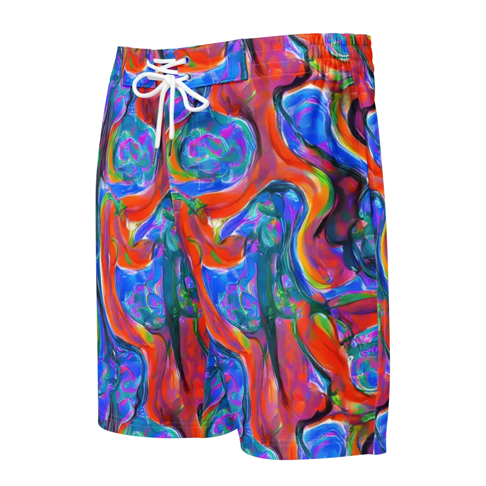 Liquid Spectrum on Men's Board Shorts — Front