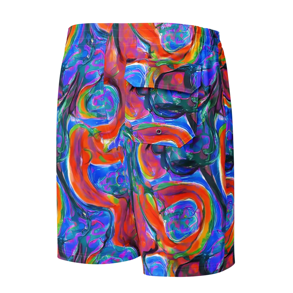 Liquid Spectrum on Men's Board Shorts — Back
