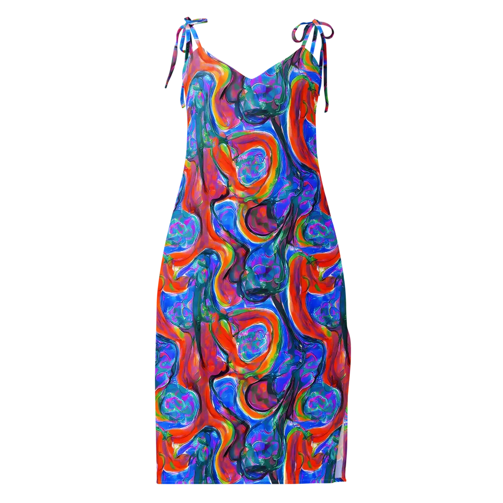 Liquid Spectrum on Slip Dress — Front