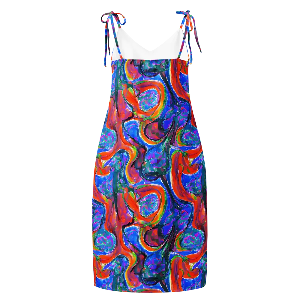 Liquid Spectrum on Slip Dress — Back