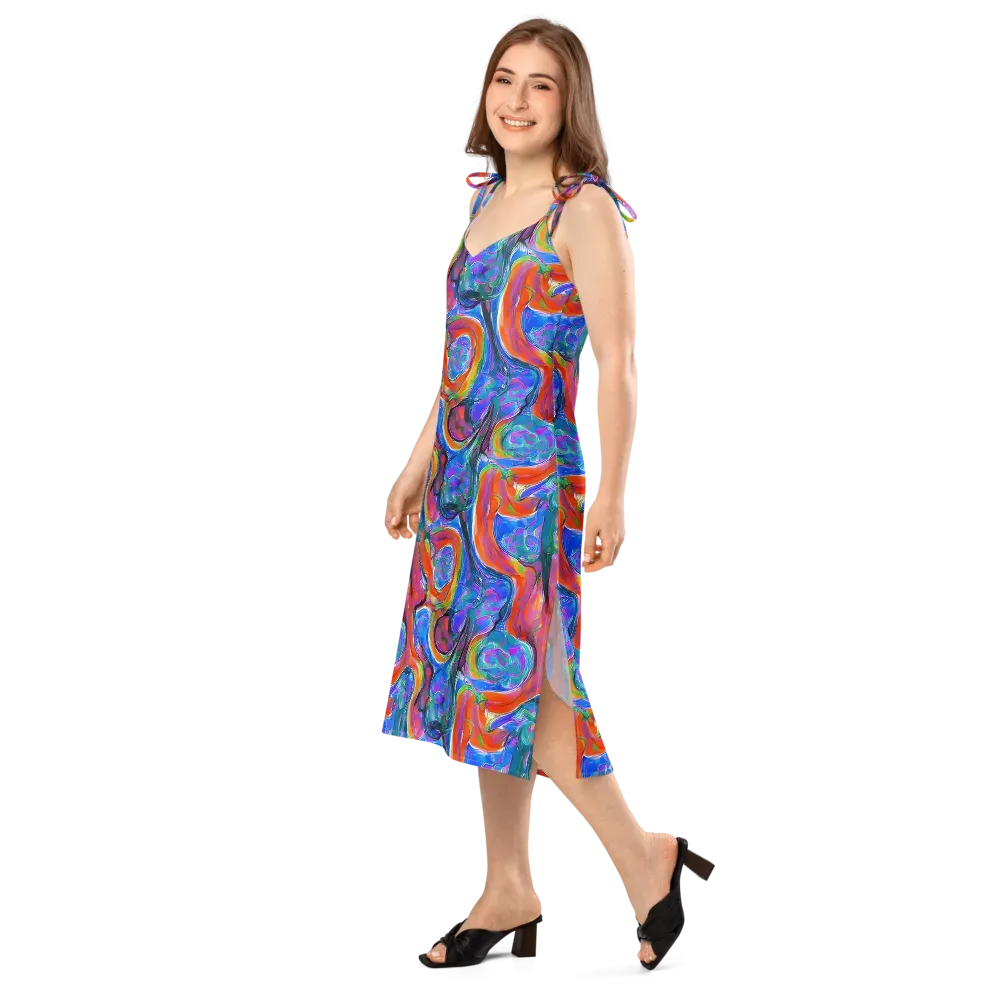 Liquid Spectrum on Slip Dress — Left Front