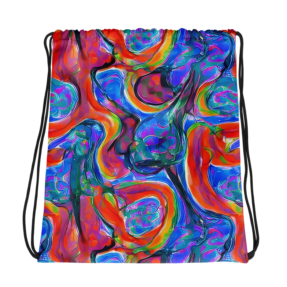 Liquid Spectrum on Drawstring Bag — Photo