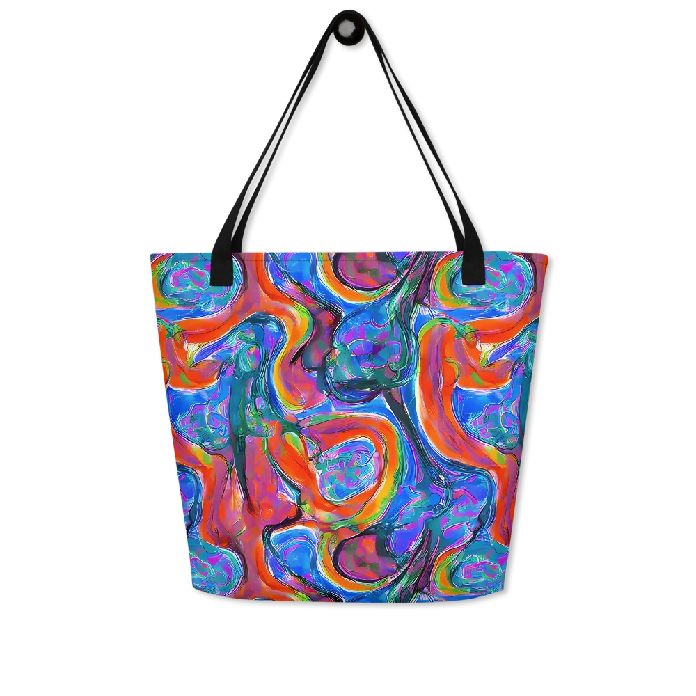 Liquid Spectrum on Large Tote Bag W/ Pocket — Front