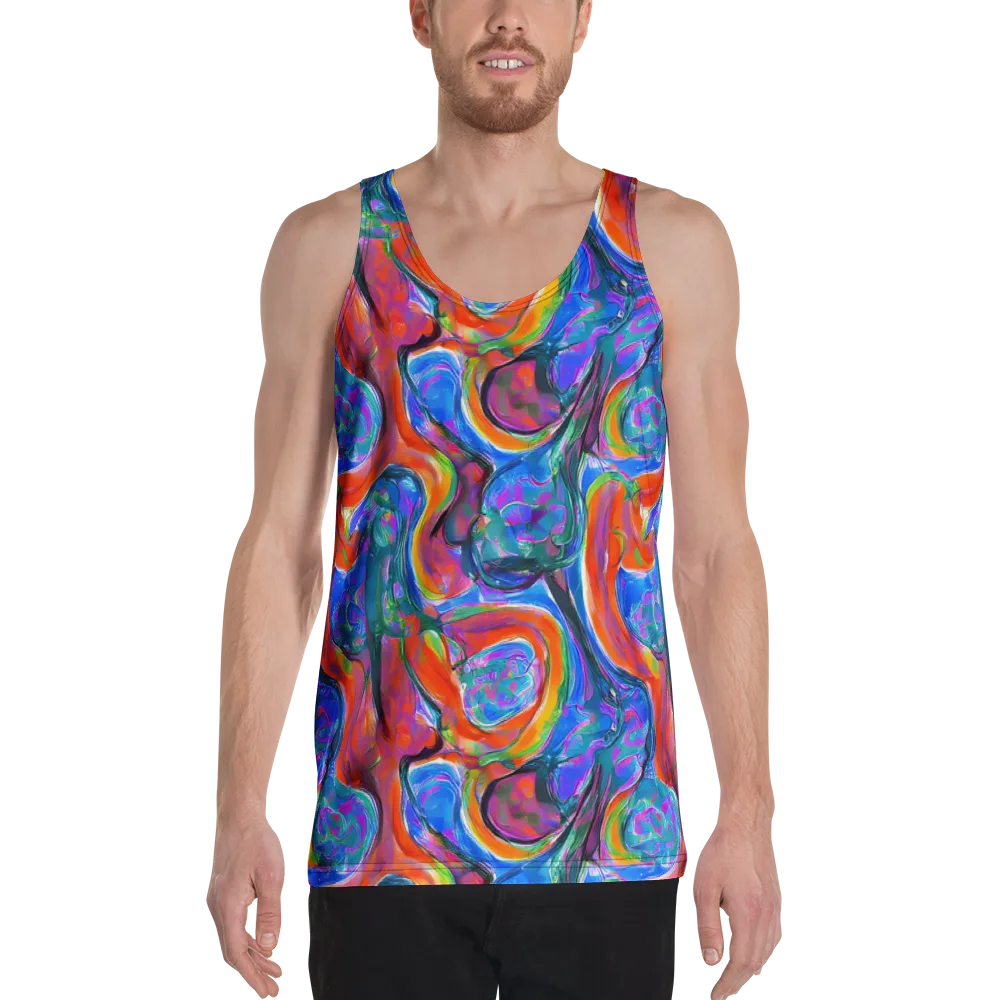 Liquid Spectrum on Men's Tank Top — Front