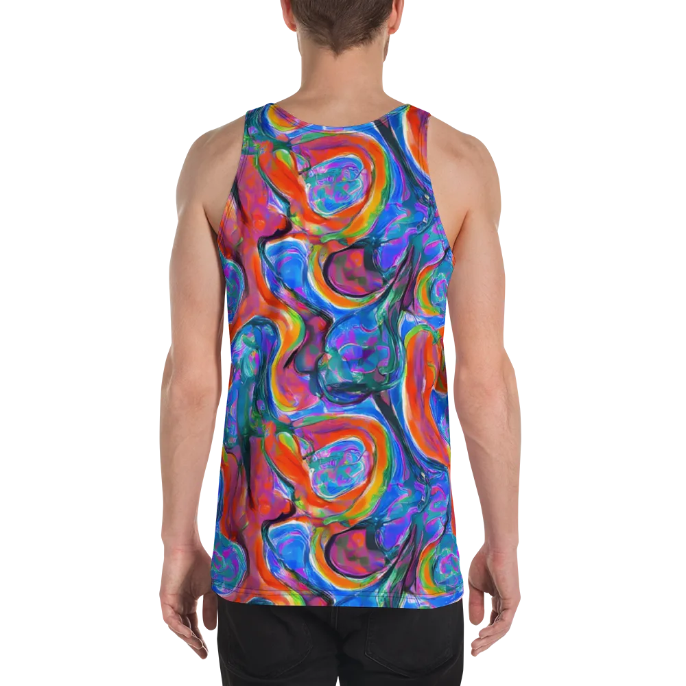 Liquid Spectrum on Men's Tank Top — Back